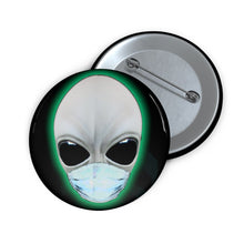 Load image into Gallery viewer, Alien Nurse - Pin Button Badge - Keen Eye Design
