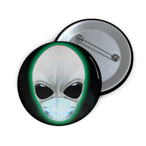 Alien Nurse - Pin Button Badge - Keen Eye Design