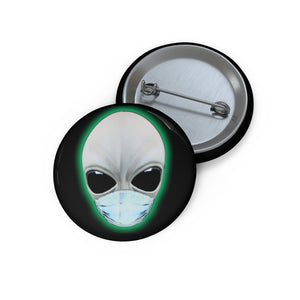 Alien Nurse - Pin Button Badge - Keen Eye Design