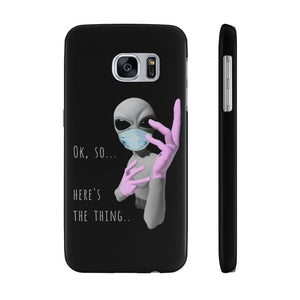 Alien Nurse (Thing) Case Mate Slim Phone Cases - Keen Eye Design