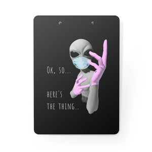Alien Nurse (Thing) - Clipboard - Keen Eye Design