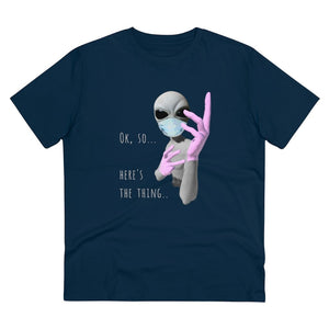 Alien Nurse (Thing) - Organic Unisex T-Shirt - Keen Eye Design