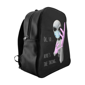 Alien Nurse (Thing) - School Backpack - Keen Eye Design