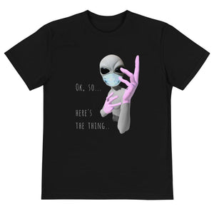 Alien Nurse (Thing) - Unisex Eco Sustainable T-Shirt - Keen Eye Design