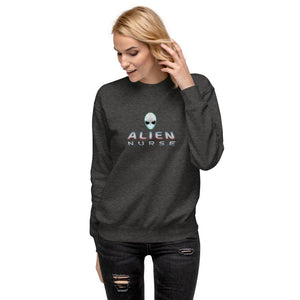 Alien Nurse - Unisex Fleece Pullover - Keen Eye Design