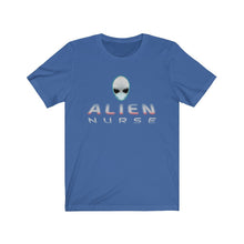 Load image into Gallery viewer, Alien Nurse - Unisex Jersey Short Sleeve Tee - front &amp; back - Keen Eye Design

