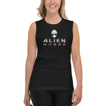 Load image into Gallery viewer, Alien Nurse - Unisex Muscle Shirt - Keen Eye Design
