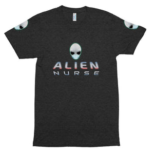 Alien Nurse - Unisex Tri-Blend Track Shirt - Keen Eye Design