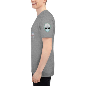 Alien Nurse - Unisex Tri-Blend Track Shirt - Keen Eye Design