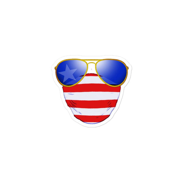 American Dude Abides - Bubble-Free Stickers - Keen Eye Design