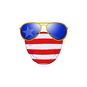 American Dude Abides - Bubble-Free Stickers - Keen Eye Design