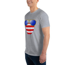 Load image into Gallery viewer, American Dude Abides - Men&#39;s Fitted T-shirt - Keen Eye Design
