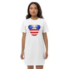 Load image into Gallery viewer, American Dude Abides - Organic Cotton T-Shirt Dress - Keen Eye Design
