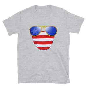 American Dude Abides - Unisex T-Shirt - Keen Eye Design