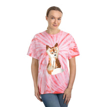 Load image into Gallery viewer, Baby Fox - Tie-Dye Tee, Cyclone Coral - Keen Eye Design
