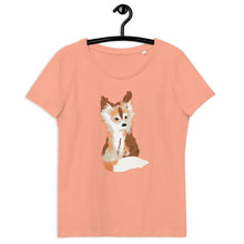 Load image into Gallery viewer, Baby Fox - Women&#39;s Fitted Eco Tee - Keen Eye Design
