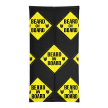 Load image into Gallery viewer, Beard On Board (V1) - Neck Gaiter (black) - Keen Eye Design
