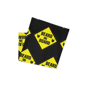Beard On Board (V1) - Neck Gaiter (black) - Keen Eye Design