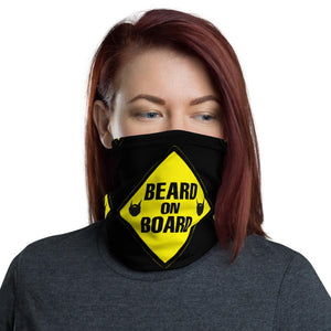 Beard On Board (V1) - Neck Gaiter (black) - Keen Eye Design