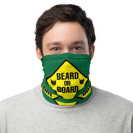 Beard On Board (V1) - Neck Gaiter (dark green) - Keen Eye Design