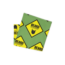 Load image into Gallery viewer, Beard On Board (V2) - Neck Gaiter (green) - Keen Eye Design
