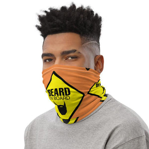 Beard On Board (V2) - Neck Gaiter (orange) - Keen Eye Design