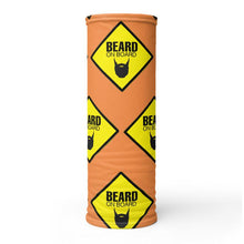 Load image into Gallery viewer, Beard On Board (V2) - Neck Gaiter (orange) - Keen Eye Design
