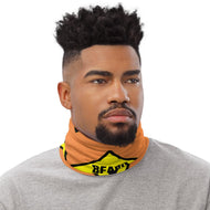 Beard On Board (V2) - Neck Gaiter (orange) - Keen Eye Design