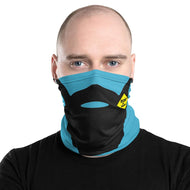 Beard On Board (V3) - Neck Gaiter (blue) - Keen Eye Design
