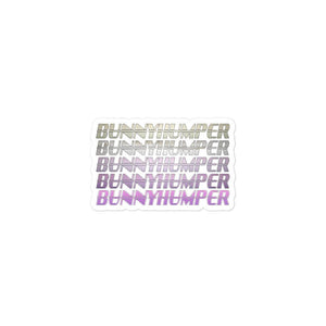 Bunnyhumper Retro - Bubble-free stickers - Keen Eye Design