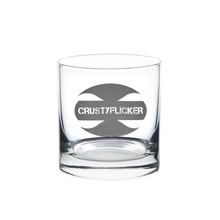 Load image into Gallery viewer, CRUSTYFLICKER Dogtag - 8oz / 11oz Wine Glass Beer Glass - Keen Eye Design

