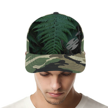 Load image into Gallery viewer, CRUSTYFLICKER Dogtag - Adult Camo Fern Baseball Hat: Classic Athletic Baseball Cap Fitted Adjustable Dad Hat (for Mum too) - Keen Eye Design
