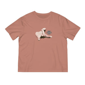CRUSTYFLICKER Dogtag Hand - Unisex Fuser T-shirt - Keen Eye Design