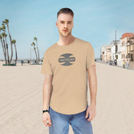 CRUSTYFLICKER Dogtag - Men's Premium Jersey Curved Hem Tee - Keen Eye Design