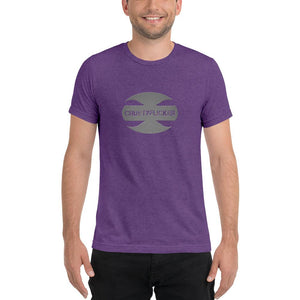 CRUSTYFLICKER Dogtag - Unisex TriBlend T-shirt - Keen Eye Design