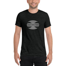 Load image into Gallery viewer, CRUSTYFLICKER Dogtag - Unisex TriBlend T-shirt - Keen Eye Design
