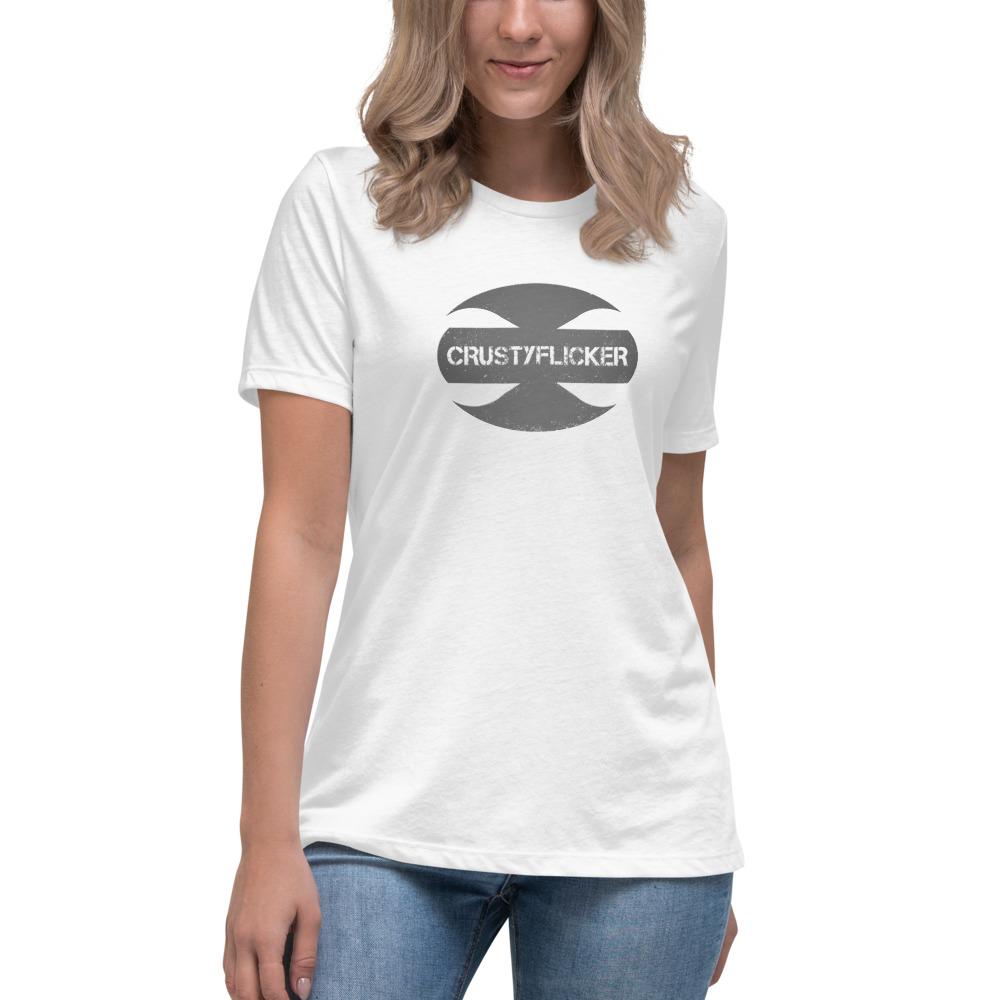 CRUSTYFLICKER Dogtag - Women's Relaxed T-Shirt - Keen Eye Design