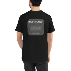 CRUSTYFLICKER 'Greyt' - Unisex Organic T-Shirt - Keen Eye Design