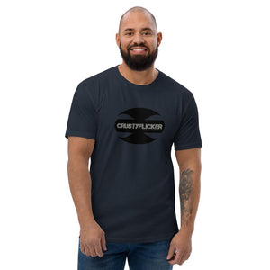 CRUSTYFLICKER - Men's Fitted T-shirt - Keen Eye Design