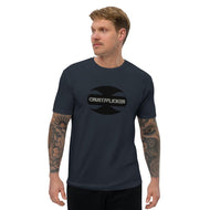 CRUSTYFLICKER - Men's Fitted T-shirt - Keen Eye Design