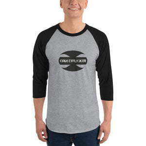 CRUSTYFLICKER Mojo - 3/4 Sleeve Raglan Shirt - Keen Eye Design