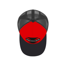 Load image into Gallery viewer, CRUSTYFLICKER Mojo - Adult Baseball Trucker Hat (Red): Classic Athletic Adjustable Mesh Baseball Cap for men &amp; women - Keen Eye Design
