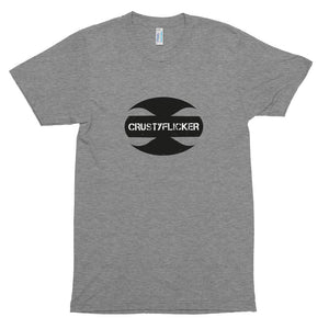 CRUSTYFLICKER Mojo - Unisex Tri-Blend Track Shirt - Keen Eye Design