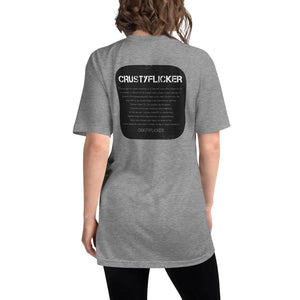 CRUSTYFLICKER Mojo - Unisex Tri-Blend Track Shirt - Keen Eye Design