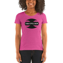 Load image into Gallery viewer, CRUSTYFLICKER Mojo - Women&#39;s Tri-Blend Boyfriend T-Shirt - Keen Eye Design
