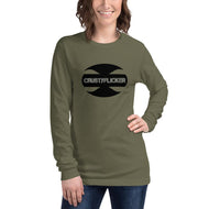 CRUSTYFLICKER-  Unisex Long Sleeve Tee - Keen Eye Design