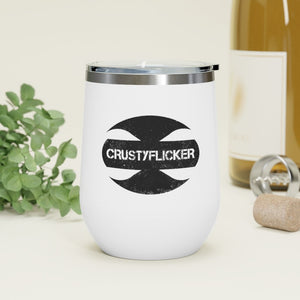 CRUSTYFLICKER Zen - 12oz Insulated Wine Tumbler - Keen Eye Design