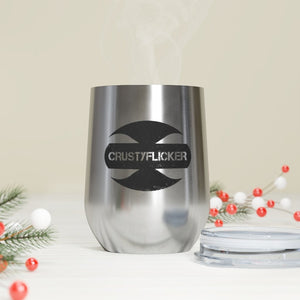CRUSTYFLICKER Zen - 12oz Insulated Wine Tumbler - Keen Eye Design
