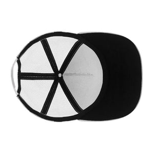 CRUSTYFLICKER Zen - Adult Baseball Trucker Hat (White): Classic Athletic Adjustable Mesh Baseball Cap for men & women - Keen Eye Design