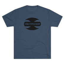 Load image into Gallery viewer, CRUSTYFLICKER Zen - Men&#39;s Tri-Blend Crew T-Shirt - Keen Eye Design
